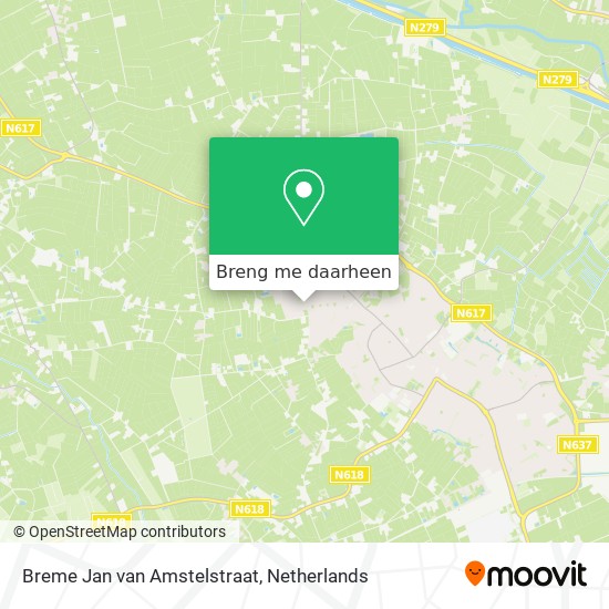 Breme Jan van Amstelstraat kaart