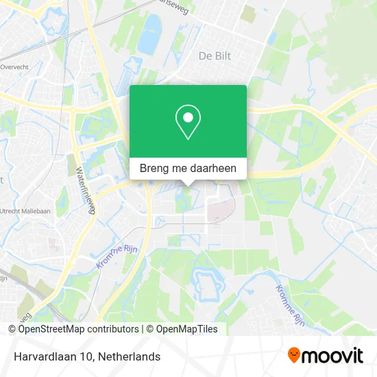Harvardlaan 10 kaart