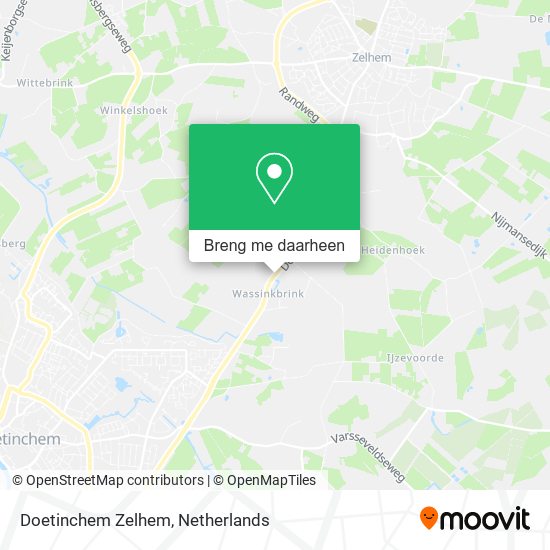 Doetinchem Zelhem kaart