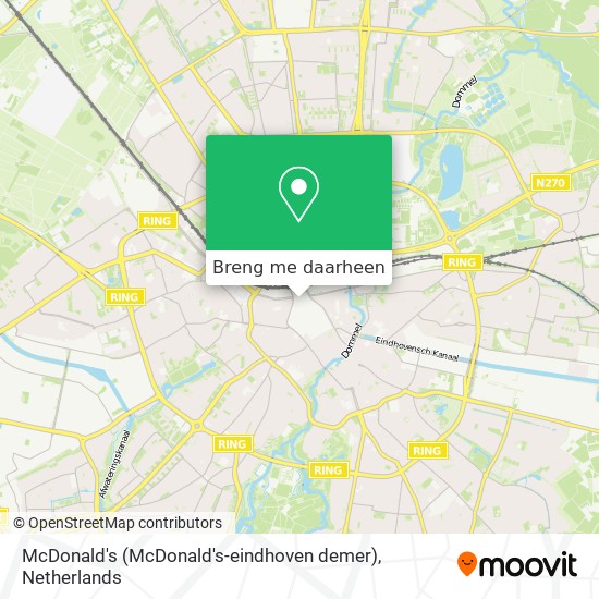 McDonald's (McDonald's-eindhoven demer) kaart