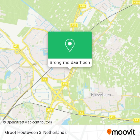 Groot Houteveen 3 kaart