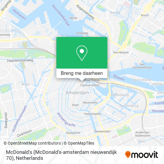 McDonald's (McDonald's-amsterdam nieuwendijk 70) kaart