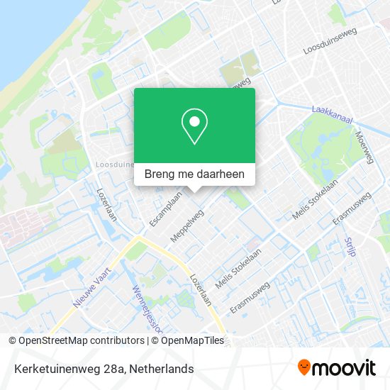 Kerketuinenweg 28a kaart