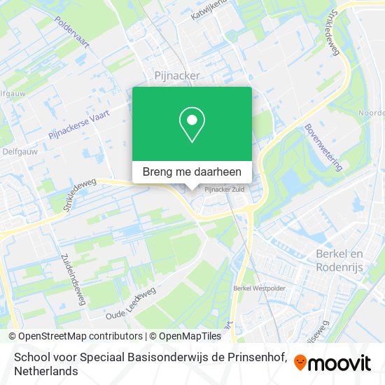 School voor Speciaal Basisonderwijs de Prinsenhof kaart