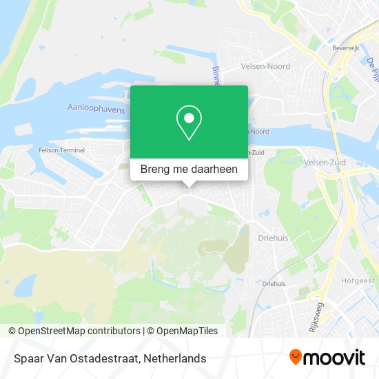 Spaar Van Ostadestraat kaart