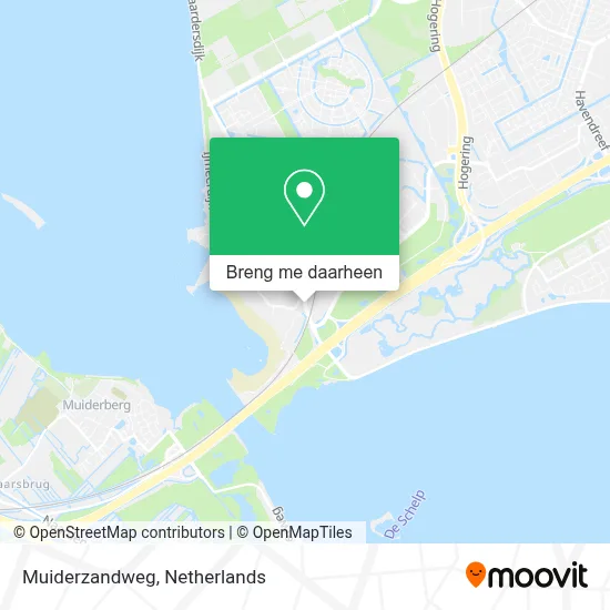 Muiderzandweg kaart
