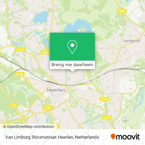 Van Limburg Stirumstraat Heerlen kaart