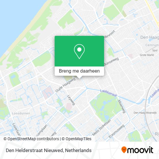 Den Helderstraat Nieuwed kaart
