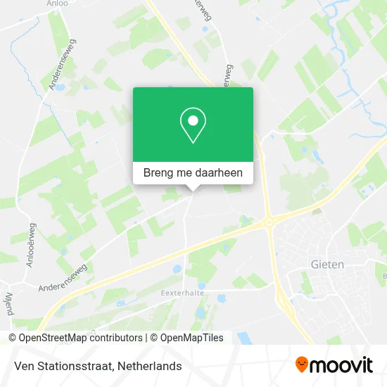 Ven Stationsstraat kaart