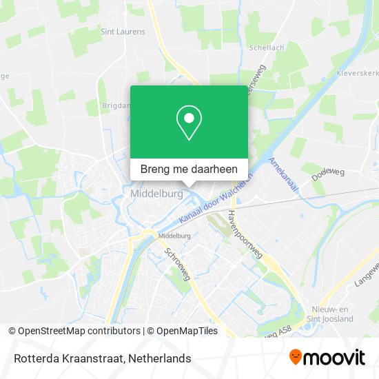 Rotterda Kraanstraat kaart
