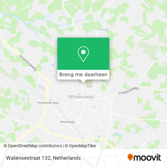 Waliënsestraat 132 kaart