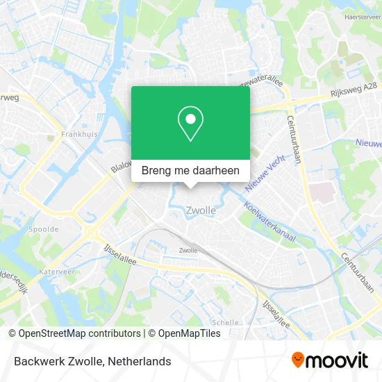 Backwerk Zwolle kaart