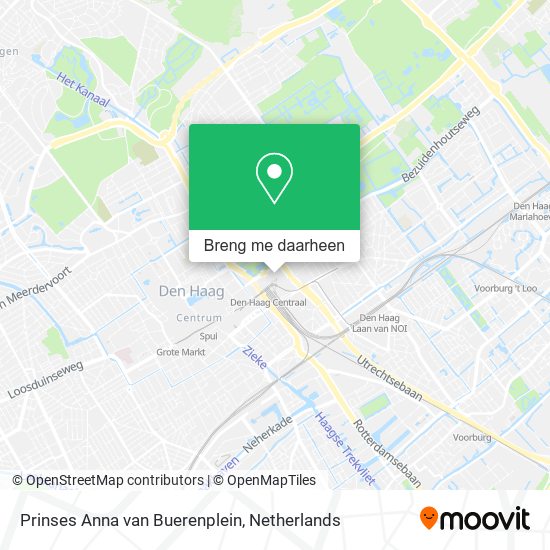 Prinses Anna van Buerenplein kaart
