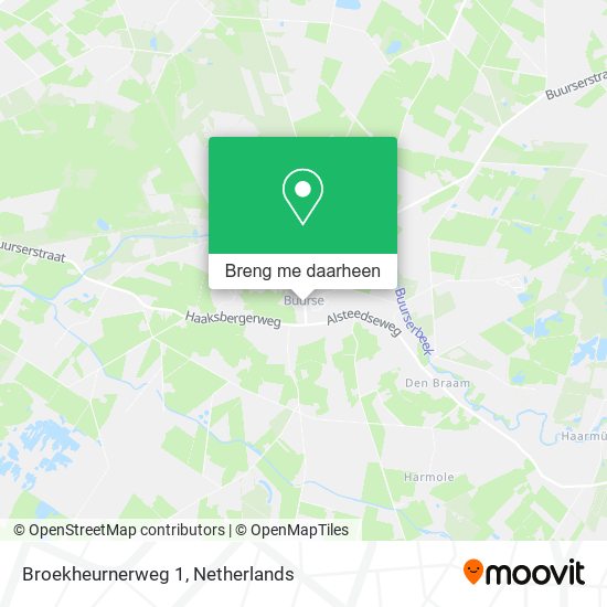 Broekheurnerweg 1 kaart