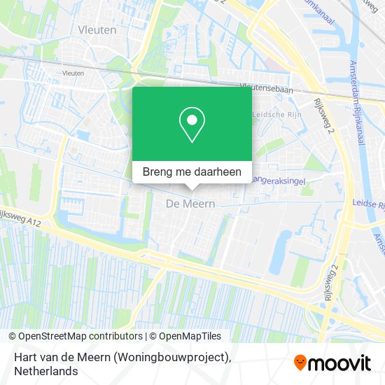 Hart van de Meern (Woningbouwproject) kaart