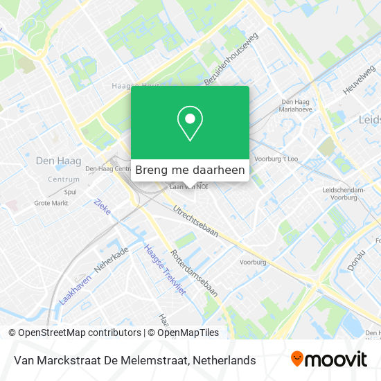 Van Marckstraat De Melemstraat kaart