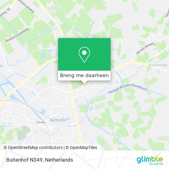 Buitenhof N349 kaart