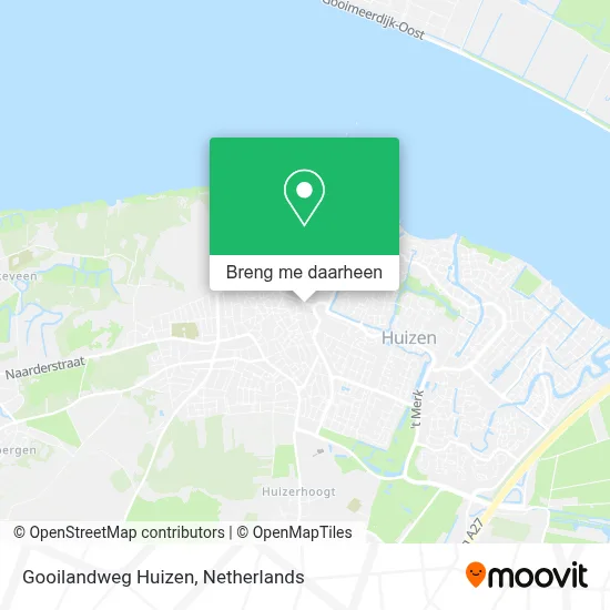 Gooilandweg Huizen kaart