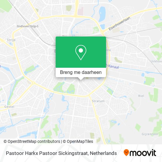 Pastoor Harkx Pastoor Sickingstraat kaart