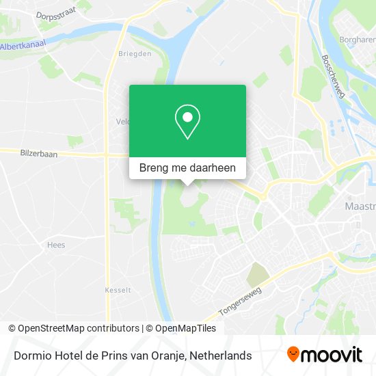 Dormio Hotel de Prins van Oranje kaart
