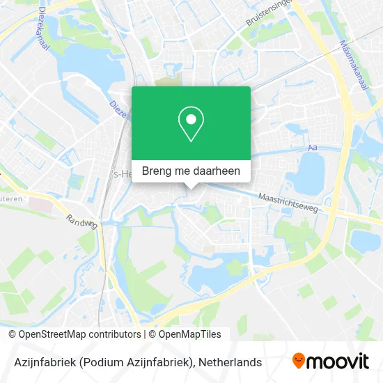 Azijnfabriek (Podium Azijnfabriek) kaart