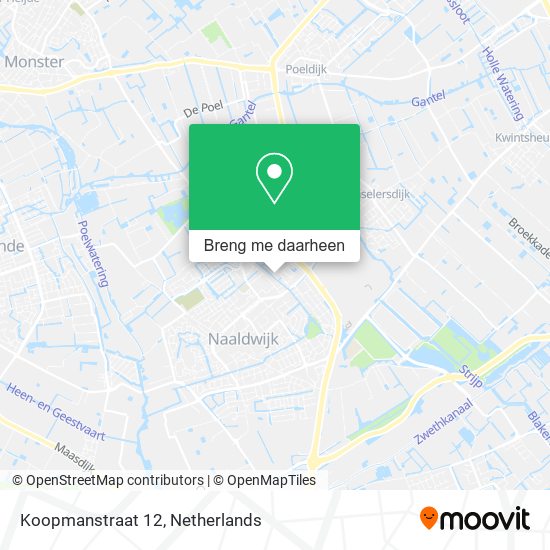 Koopmanstraat 12 kaart
