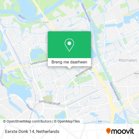 Eerste Donk 14 kaart