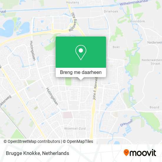 Brugge Knokke kaart