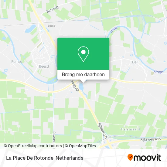 La Place De Rotonde kaart