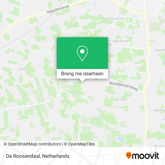 De Roosendaal kaart