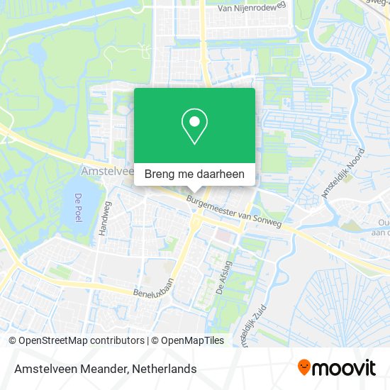Amstelveen Meander kaart