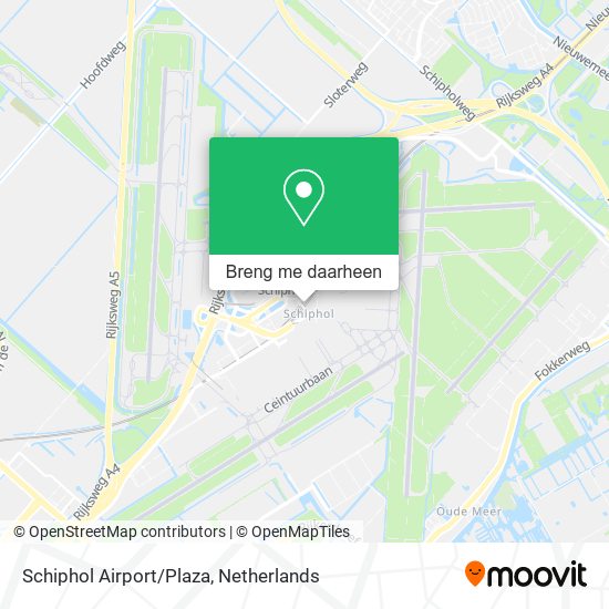 Schiphol Airport/Plaza kaart