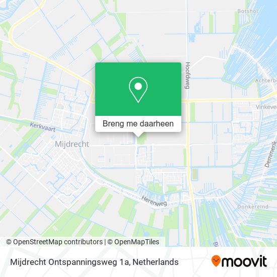 Mijdrecht Ontspanningsweg 1a kaart