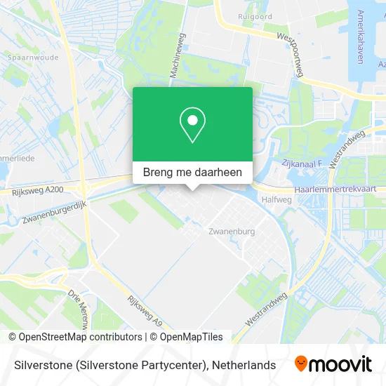 Silverstone (Silverstone Partycenter) kaart