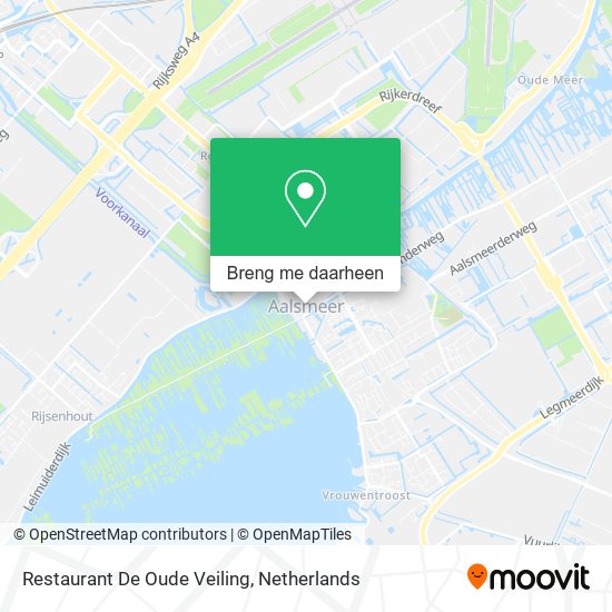 Restaurant De Oude Veiling kaart