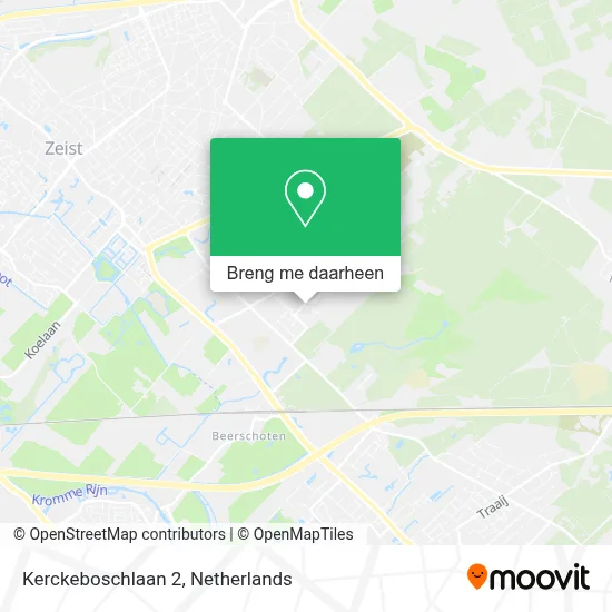 Kerckeboschlaan 2 kaart