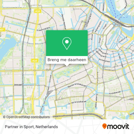 Partner in Sport kaart