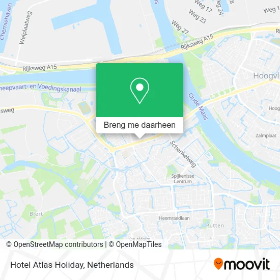 Hotel Atlas Holiday kaart