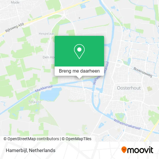 Hamerbijl kaart