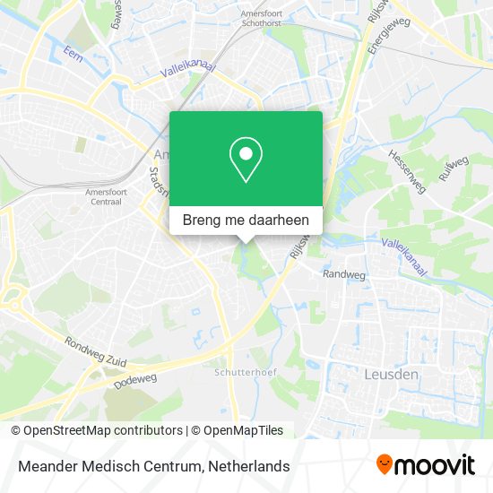 Meander Medisch Centrum kaart