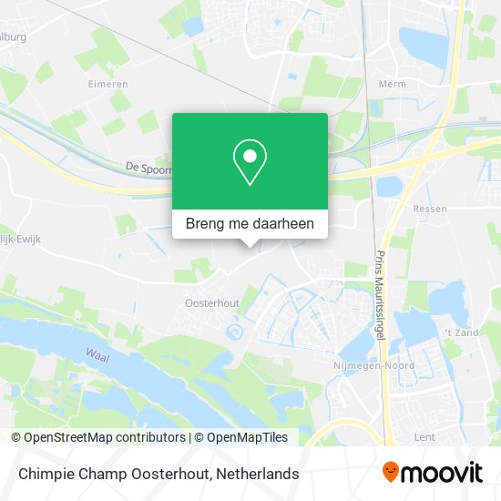 Chimpie Champ Oosterhout kaart