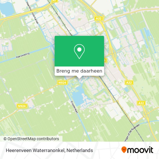 Heerenveen Waterranonkel kaart