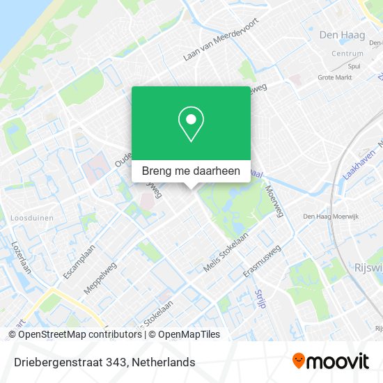 Driebergenstraat 343 kaart