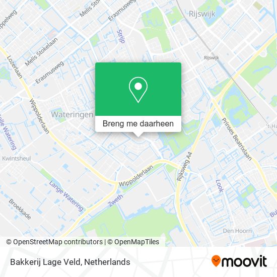 Bakkerij Lage Veld kaart