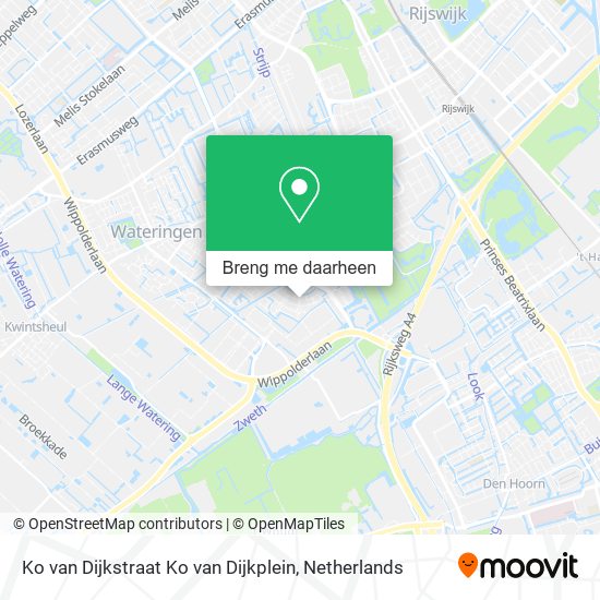 Ko van Dijkstraat Ko van Dijkplein kaart