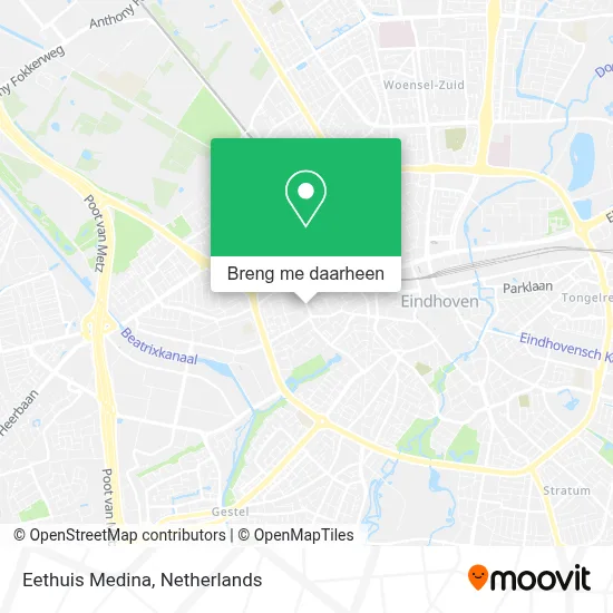 Eethuis Medina kaart