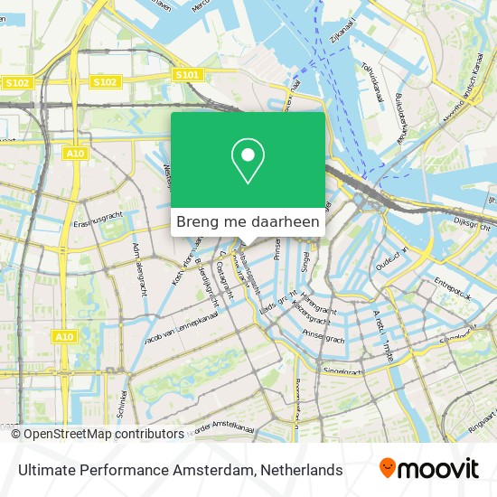 Ultimate Performance Amsterdam kaart