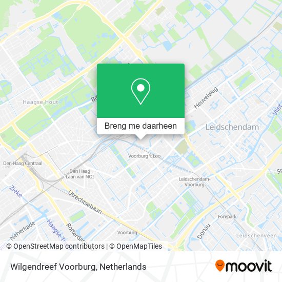 Wilgendreef Voorburg kaart