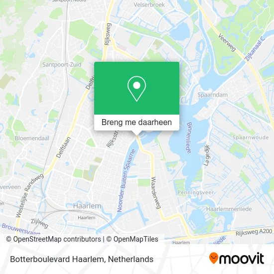 Botterboulevard Haarlem kaart
