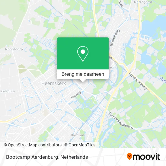 Bootcamp Aardenburg kaart